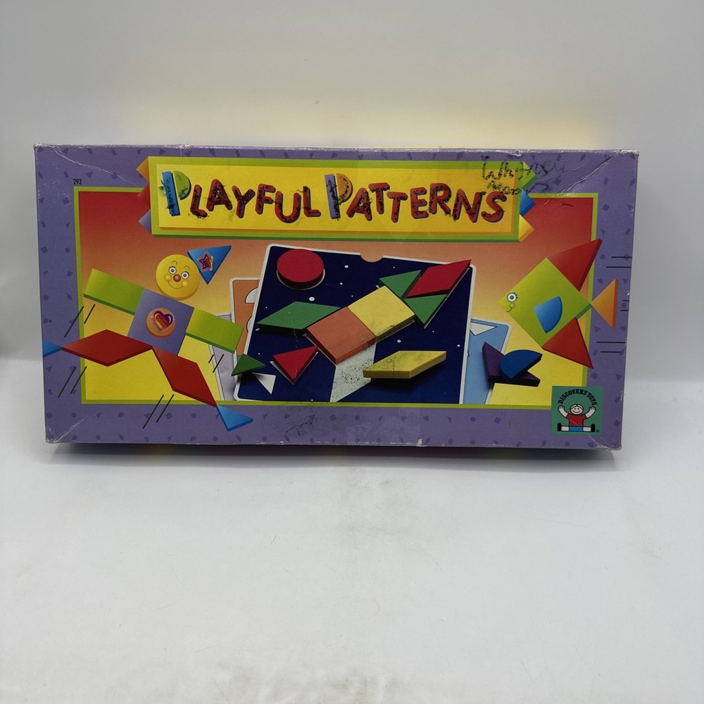 Discovery Toys 1996 Playful Patterns Design Activity Play Learning Game 2930‎